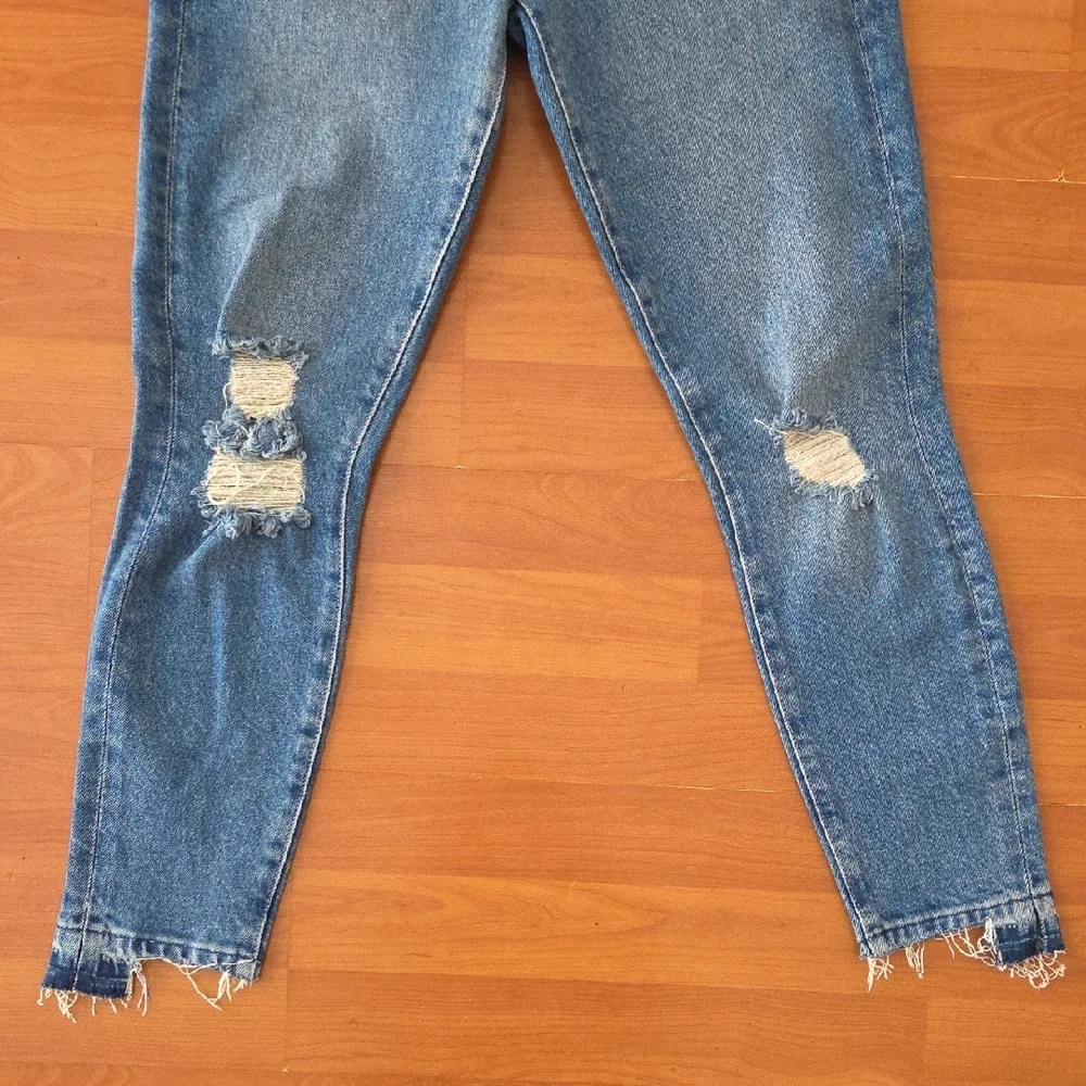 Frame Denim Women's Le High Skinny Crop Jeans Sz 25 Clarin Rips - Picture 6 of 9